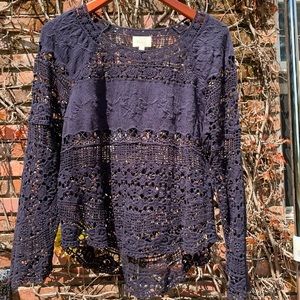 Anthropologie • Deletta long sleeve top